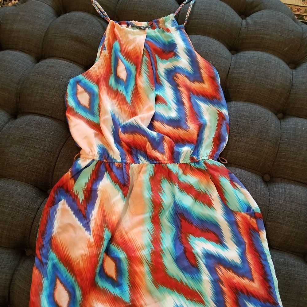 *SALE!!!* City Triangles Semishear mini sundress